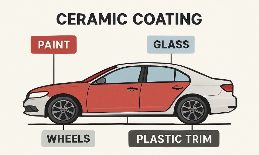 Ceramic Coatings for Different Vehicle Surfaces